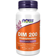 DIM 200 Diindolylmethane 90 Veg Capsules Now foods