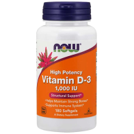 Vitamina D3 1.000 180 softgels NOW Foods