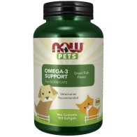 Omega 3 Support Softgels for Dogs & Cats Now foods Pets