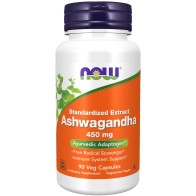 ASHWAGANDHA EXT 450MG 90 vcaps Now Foods