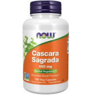 Cascara Sagrada 450 mg 100 Veg Caps NOW Foods