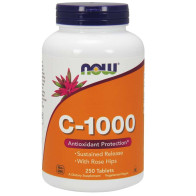 C 1000 Vitamina  250 tablets NOW Foods