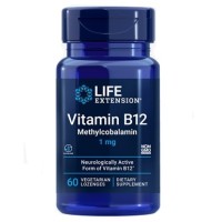 B-12 Methylcobalamin 1mg 60 veg loz LIFE Extension