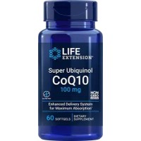 Super Ubiquinol Coq10 100mg 60s LIFE Extension