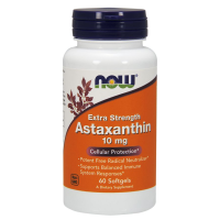 ASTAXANTHIN 10mg 60sgels NOW Foods