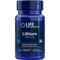 Lithium  1000mg 100 vcaps LIFE Extension