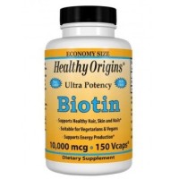 Biotin 10,000 mcg 150 vcaps Healthy Origins