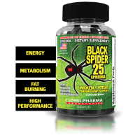 Black Spider 100ct  Ephedra ClomaPharma