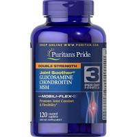 Double Strength Glucosamine. Chondroitin & MSM Joint Soother® 120s PURITAN