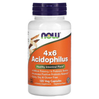 4x6 Acidophilus, 120 Veg Capsules Now