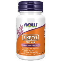 7 Keto 100mg 60vcaps NOW Foods