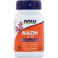 NADH 10mg 60 vcaps NOW Foods