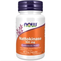 Nattokinase 100 mg 60Veg Capsules NOW Foods