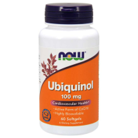 Ubiquinol 100mg 60s Now foods