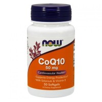 CoQ10 50mg + VIT E  50 SGELS NOW Foods