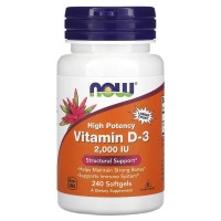 Vitamina D3 2.000 240 softgels NOW Foods