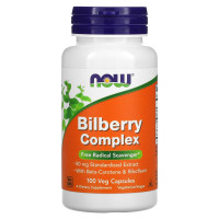 Bilberry Complex, 100 Veg Capsules Now
