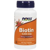 Biotin 5.000 60 caps NOW Foods