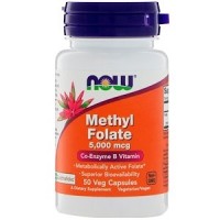 Methyl Folate 5.000mcg 50vcaps NOW Foods