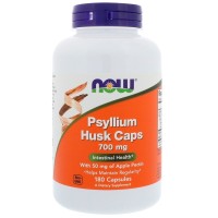 Psyllium husk 700mg 180 caps NOW Foods
