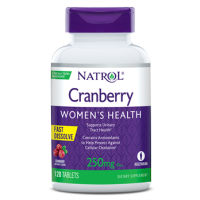 Cranberry Women's Health, 250mg, Cranberry Fast Dissolve Tablets, 120ct Natrol