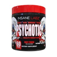 Pré-treino Psychotic RED 369g (60 doses) - Insane Labz